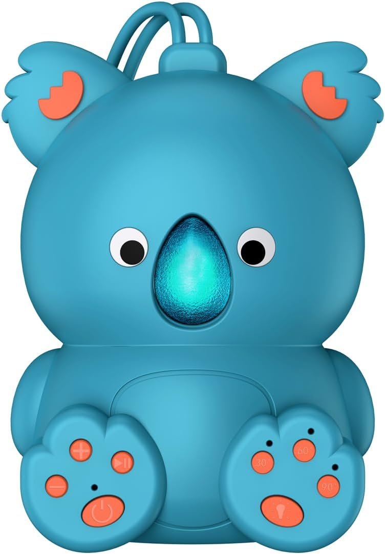 Baby White Noise Sound Machines with Wireless Speaker, Portable Bluetooth Sound Machine Travel Infant Soother Sleep Aid Sound Sleeping Music Mahchine for Baby