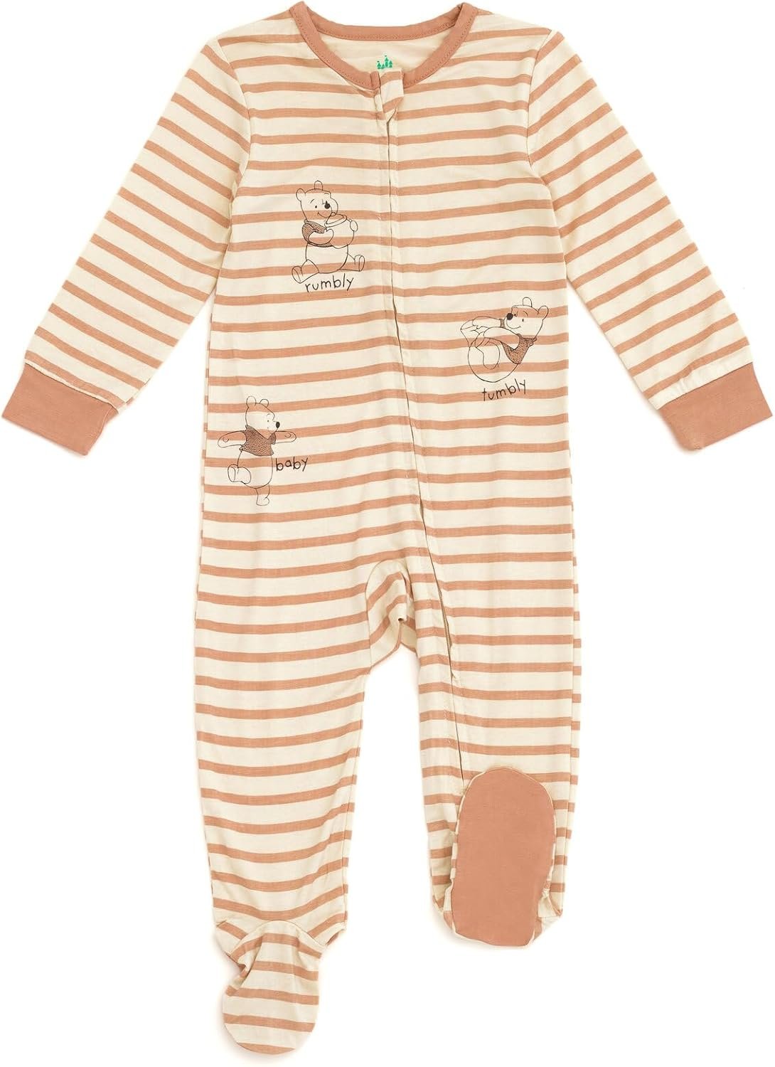 Disney Winnie the Pooh Baby Bamboo Zip Up Sleep N’ Play Newborn to Infant Sizes (Newborn – 24 Months)