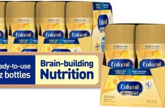 Enfamil NeuroPro Baby Formula, MFGM* 5-Year Benefit, Expert-Recommended Brain-Building Omega-3 DHA, Exclusive Immune Supporting HuMO6 Blend, Ready-to-Feed Infant Formula, Liquid, 8 Fl Oz, 24 Bottles