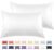 Warmstar 100% Cotton Toddler Pillowcase Set of 2, 600 Thread Count 13×18 Toddler Pillowcases Soft & Breathable, Cotton Travel Pillow Case Cover 13″x 18″ with Envelope Closure,White
