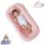 Baby Lounger, Infant Lounger, Baby Lounger for Newborn, Soft Breathable Newborn Lounger for Play & Activity (Pink)