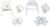Hudson Baby Girls 12Pc Cotton Headband and Scratch Mitten Set