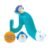 Nuby Penguin Slide Bath Toy Play Set with 4 Bath Squirters – Baby Bath Toys for Boys and Girls 12+ Months – Suction Cup Toy Attaches to Shower Wall