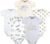 Hudson Baby unisex-baby Cotton Bodysuits 5-pack